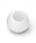 150mm Opal Glass Globe Shade with 80mm Fitter Hole (Gloss or Matt)