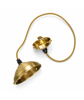 Old Gold Pendant with 75mm Gallery