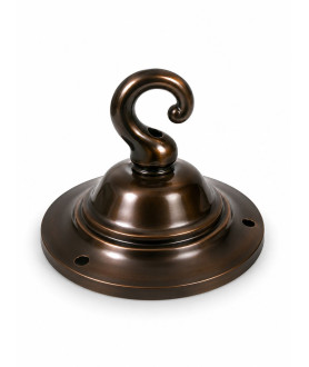 100mm Antique Ceiling Plate with Heavy Duty Hook