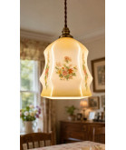 Vintage Yellow Shade (Shade only or Pendant)
