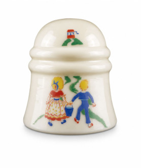 Vintage Yellow "Jack and Jill" Shade (Shade only or Pendant) Vintage Yellow "Jack and Jill" Shade (Shade only or Pendant)