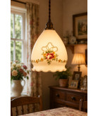 Vintage Flower Light Shade with 30mm Fitter Hole Vintage Flower Light Shade with 30mm Fitter Hole