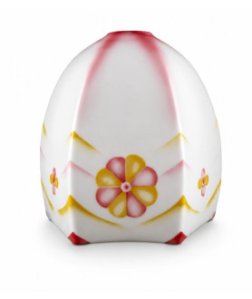 White and Pink Vintage Shade (Shade only or Pendant) White and Pink Vintage Shade (Shade only or Pendant)