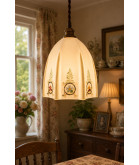 Vintage Shade with Fern Design (Shade only or Pendant)