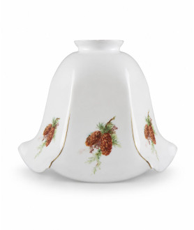 White Flower Shade (Shade only or Pendant)