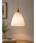 230mm Frosted Tulip Light Shade with 40mm Fitter Hole