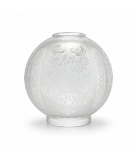 100mm Base Oil Lamp Globe Floral Double Wick Lamp 100mm Base Oil Lamp Globe Floral Double Wick Lamp