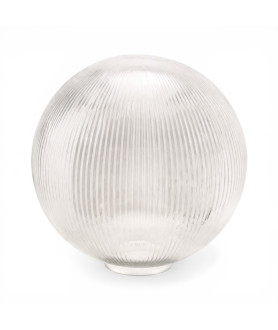 300mm Reeded Globe Shade with 95mm Fitter Neck