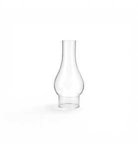 64mm Base Comet Bulge Oil Lamp Chimney