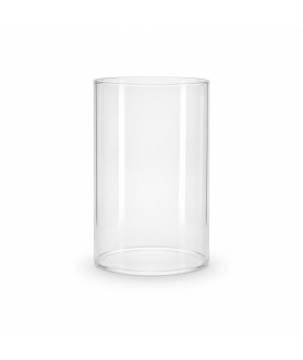 130mm Diameter by 240mm  High Clear Glass  Cylinder 