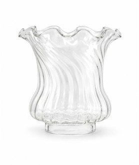 Superior Clear Oil Lamp Shade with 100mm Base Superior Clear Oil Lamp Shade with 100mm Base