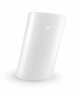 Opal Slanted Cylinder Shade with 3 Pilot holes 
