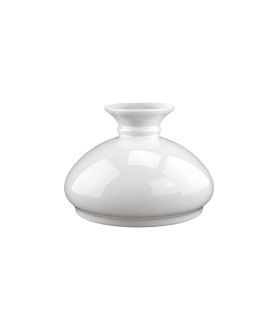 112mm Base Opal Vesta Oil Lamp Shade 95mm high
