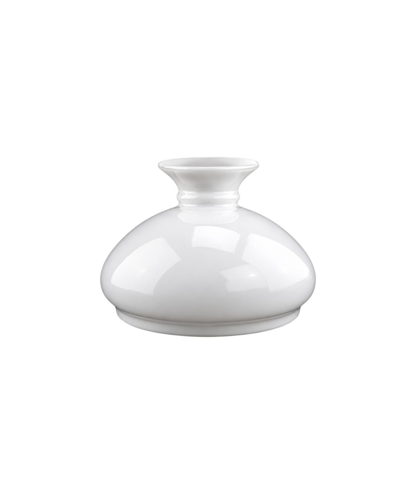 124mm Base Opal Vesta Oil Lamp Shade 124mm Base Opal Vesta Oil Lamp Shade
