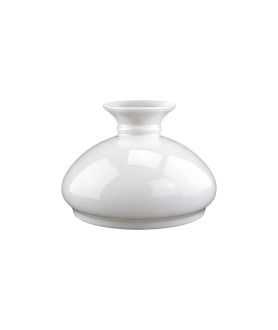 134mm Base Opal Vesta Oil Lamp Shade 134mm Base Opal Vesta Oil Lamp Shade
