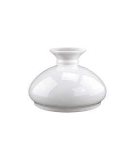 144mm Base Opal Vesta Oil Lamp Shade 144mm Base Opal Vesta Oil Lamp Shade