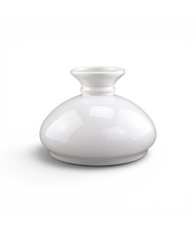 228mm Base Opal Vesta Oil Lamp Shade 