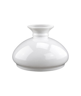 226-227mm Base Opal Vesta Oil Lamp Shade 