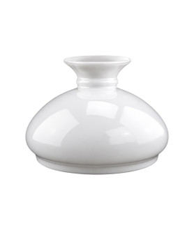 230mm Base Opal Vesta Oil Lamp Shade 