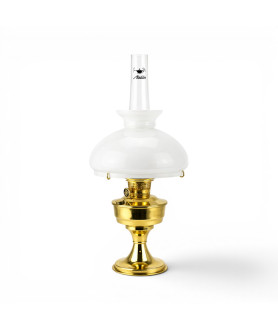 Aladdin Oil Lamp in Brass (With Shade)