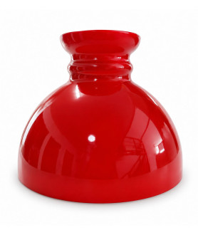 245mm Base Aladdin Red Oil Lamp Dome