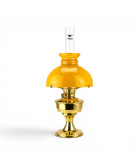 245mm Base Cognac Aladdin Oil Lamp Dome