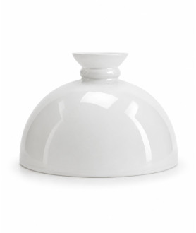 340mm Base Opal Oil Lamp Dome Shade