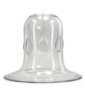 Clear Bell Drip Shade with 30mm Fitter Hole