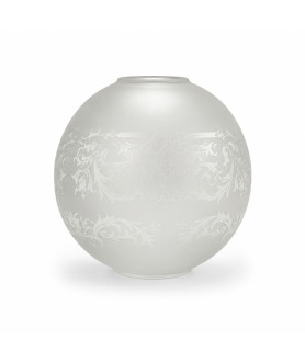 60mm Base 130mm Diameter Kosmos Frosted Oil Lamp Globe 60mm Base 130mm Diameter Kosmos Frosted Oil Lamp Globe