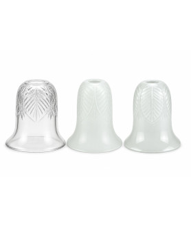 Crystal Light Shade with Hand Cut Pattern and 28mm Fitter Hole (clear or frosted)