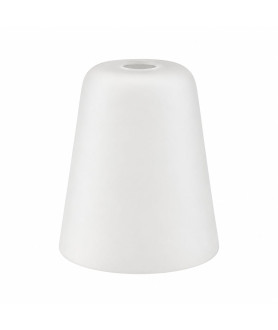 240mm Externally Frosted Tulip Light Shade with 28mm Fitter Hole