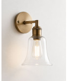Classic Bell Light Shade with 30mm Fitter Hole (Clear or Frosted)