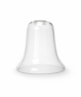 Classic Bell Light Shade with 30mm Fitter Hole (Clear or Frosted)