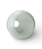 290mm Opal Acorn Glass Shade with 80mm Fitter Hole