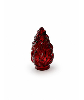 145mm Art Deco Ruby Red Empire Torch Light Shade with 57mm Fitter Neck