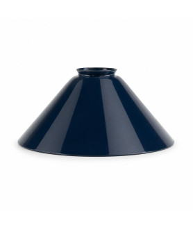 245mm Navy Blue Coolie Light Shade with 57mm Fitter Neck 245mm Navy Blue Coolie Light Shade with 57mm Fitter Neck