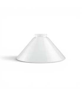 245mm Opal Coolie Light Shade with 57mm Fitter Neck