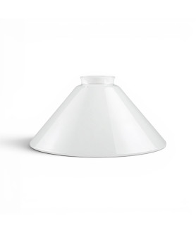 295mm Opal Coolie Light Shades with 57mm Fitter Neck