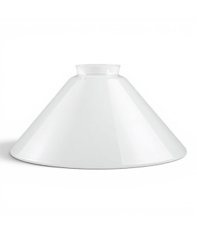 345mm Opal Coolie Light Shade with 57mm Fitter Neck
