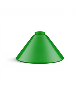 245mm Green Coolie Light Shade with 57mm Fitter Neck