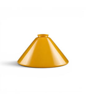 245mm Cognac Coolie Light Shade with 57mm Fitter Neck