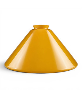 345mm Cognac Coolie Light Shade with 57mm Fitter Neck