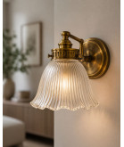 225mm Prismatic Frilled Light Shade with 55-57mm Fitter Neck 225mm Prismatic Frilled Light Shade with 55-57mm Fitter Neck