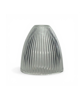 140mm Prismatic Light Shade with 30mm Fitter Hole (Clear or Frosted)