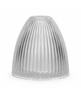 285mm Prismatic Light Shade with 40mm Fitter Hole (Clear or Frosted)
