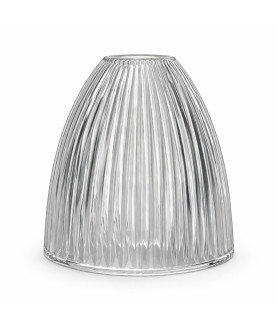 350mm Prismatic Light Shade with 40mm Fitter Hole (Clear or Frosted)