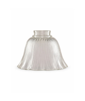 Prismatic Bell Light Shade with 57mm Fitter Neck (Clear or Frosted) Prismatic Bell Light Shade with 57mm Fitter Neck (Clear or Frosted)