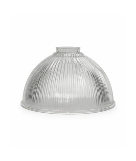 215mm Prismatic Classic Dome Light Shade with 57mm Fitter Neck 215mm Prismatic Classic Dome Light Shade with 57mm Fitter Neck