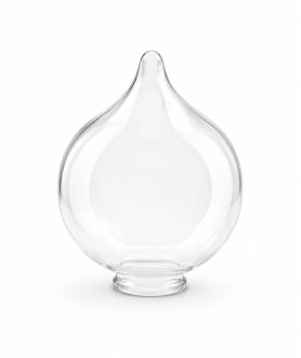 225mm Clear Pumpkin Shades with 80mm Fitter Neck (Clear or Frosted) 225mm Clear Pumpkin Shades with 80mm Fitter Neck (Clear or Frosted)