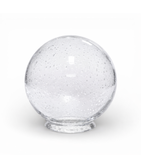 180mm Clear Seeded Bubble Globe Shade with 80mm Fitter Neck 180mm Clear Seeded Bubble Globe Shade with 80mm Fitter Neck